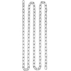VEVOR Proof Coil Chain, 3/16" x 250', 1100 lbs Safe Working Load, Zinc Plated Proof Tested Coil Chain with Two Quick Links, Galvanized Carbon Steel Link Chain for Towing, Hanging, Camping, Pet Towing