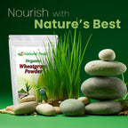 Z Natural Foods Organic Wheatgrass Powder, Green Superfood Powder for Smoothies, Juices, Shakes, and Recipes, Nutrient-Rich Powder, 100% Pure, Raw, Non-GMO, Vegan, Gluten-Free, 87 Servings, 1 lb