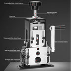 Manual Wire Stripping Machine Gauge Wire 0.06-1'', Scrapping Copper Wire Stripper with Replacement Blades, Drill Powered Hand Crank Wire Stripper Tool for Scrap Copper Recycling