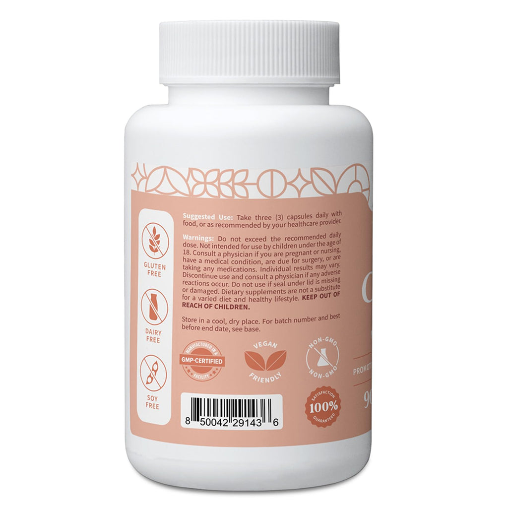 Pattern Wellness Fibro Complex – Advanced Formula with BioPerine® for Nutrient Absorption – Supports Muscle, Joint & Mobility Health – 180 Vegan Capsules