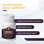 Steel Bite Pro – 23 Plant-Based Ingredients – 60 Ct, 1 Month Supply