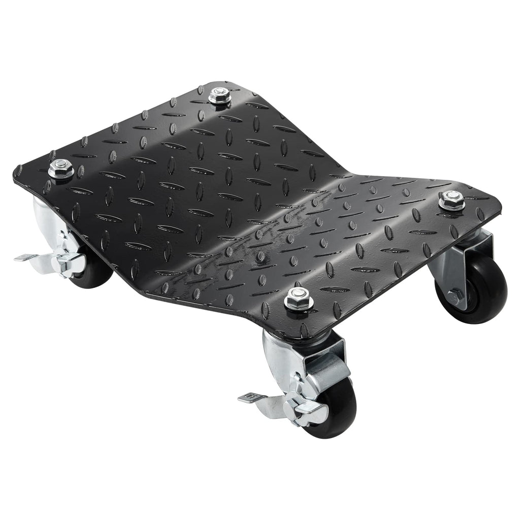 VEVOR Wheel Dolly, 3000 lbs Car Moving Dolly, Wheel Dolly Car Tire Stake Set of 2 Piece, Heavy-Duty Car Tire Dolly Cart Moving Cars, Trucks, Trailers, Motorcycles, and Boats