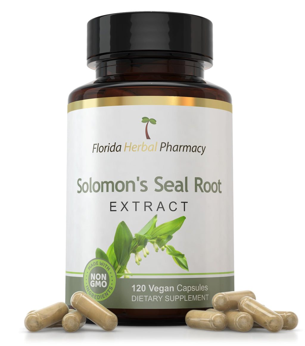 Solomon's Seal Root Extract Supplement Capsules 10:1 (120 Capsules)