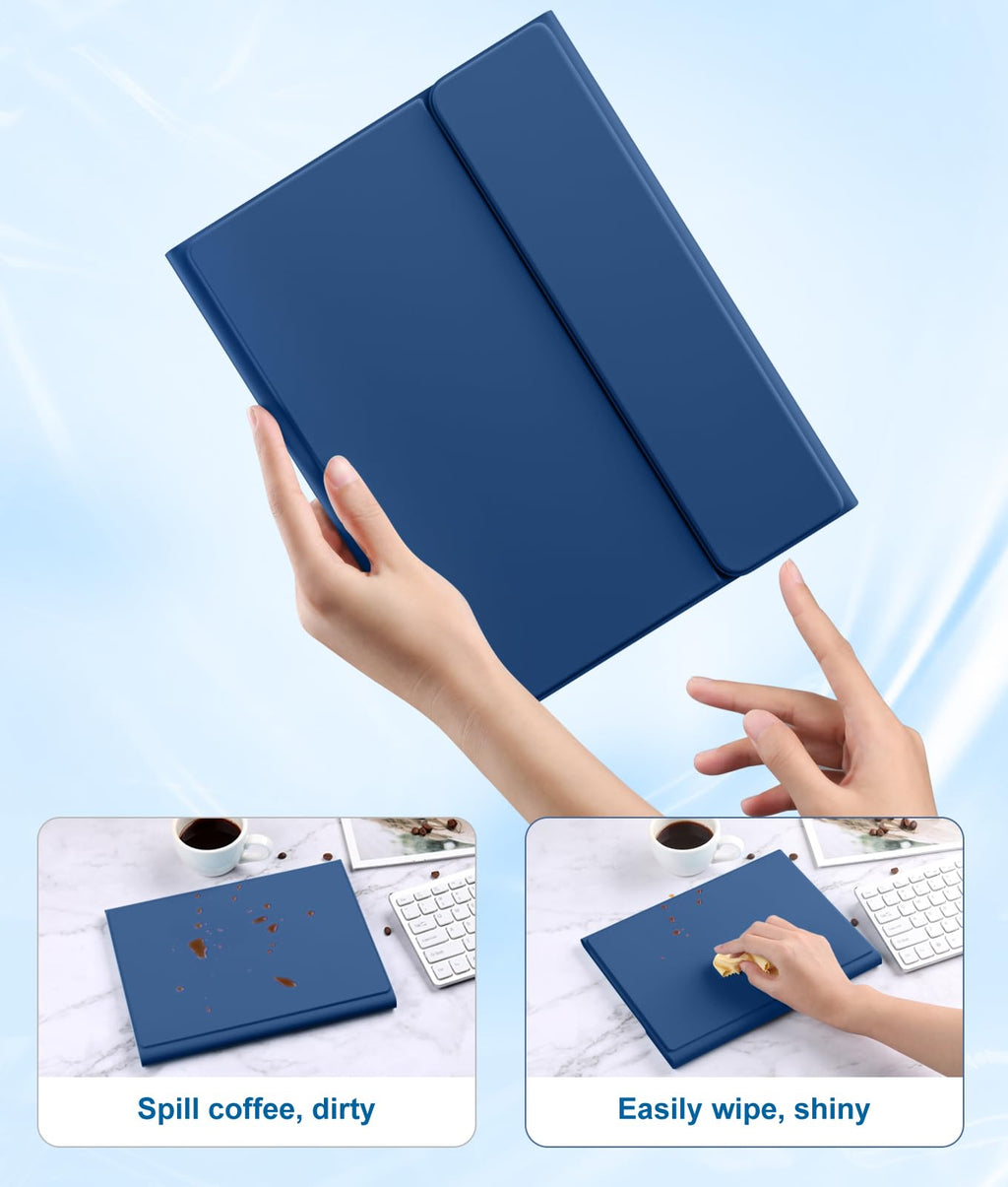 Harvopu for iPad A16 11th/10th Generation Case with Keyboard, Folio Cover