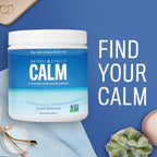 Natural Vitality Calm Magnesium Supplement, Anti-Stress Drink Mix Powder, Gluten Free, Vegan, & Non-GMO, Orange, 8 oz