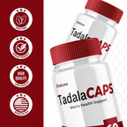 (2 Pack) Tadala Caps, TadalaCaps Supplement with Advanced Maximum Strength for Overall Health & Wellness, All-Natural Ingredients Management Support Multivitamin Formula, Tadala Capsule Pills (120 ct)