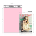 Fuxury Poly Mailers 14.5x19 Inch 50pc Shipping Bags for Small Business Pink