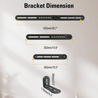 Mounting Dream Soundbar Mount Bracket Fits Most of Soundbars up to 15 Lbs
