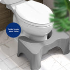 Squatty Potty The Original Bathroom Toilet Stool Height, Grey, 9 Inch