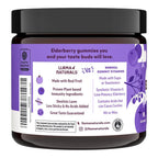 Llama Naturals Elderberry Gummies for Adults, Vegan, Organic Immune Support Supplement with Vitamin C and Zinc, Real Fruit Gummy Vitamins for Immunity, Chewable, No Added Sugar Cane, 90 Ct