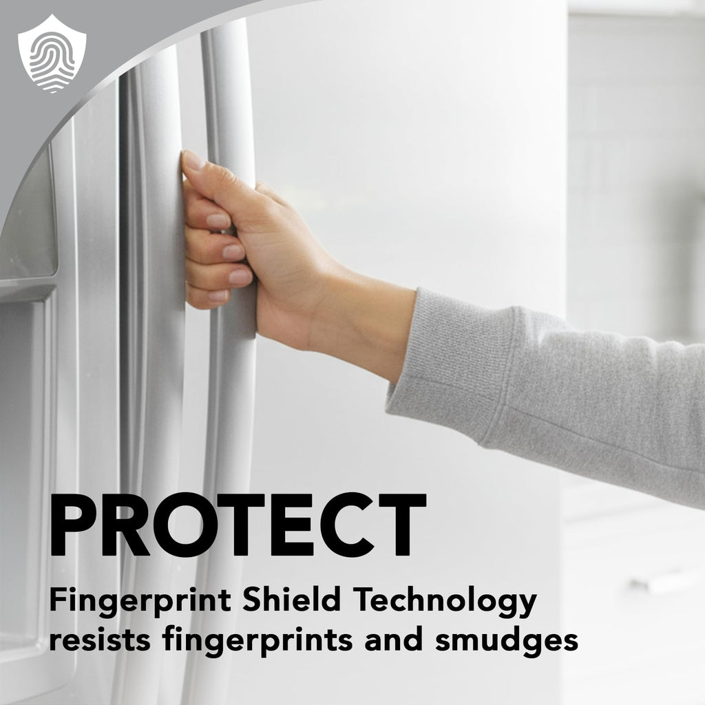 Weiman Stainless Steel Cleaner & Polish, Anti Fingerprint Spray Stainless Steel Cloth, Water Spots & Grease, No Streaks or Residue, Safe for Metal Polish, Chrome, Appliances, Fridge, Sinks & Grills