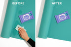 ASUTRA Yoga Mat Cleaning Wipes (Lovely Lavender), 4 Pouches (30 Wipes Each) - No Slippery Residue, Deep-Cleansing for Fitness Gear & Gym Equipment
