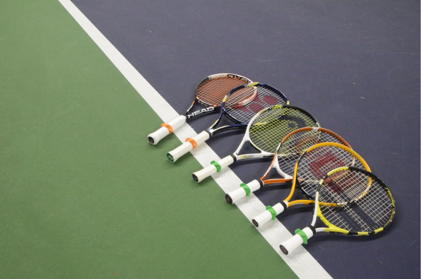 GRIPFIXER Tennis Grip Trainer (Medium Size, Left Hand) - Tennis Training Equipment - Grip Aid