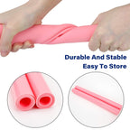 Gartful 23.6 x15.7 inch Resin Silicone Mats, X-Large Silicone Sheets for Jewelry Casting Molds, Nail Art, Acrylic Pouring, Nonstick Table Protector, Multipurpose Mat, Pink, Set of 2