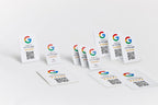 Google Review Tap Card - NFC and QR Code Card for Small Business, Get More Customer Reviews, Must Have for Office, Trade Shows & Vendor Booths, Essential Marketing Accessories and Supplies