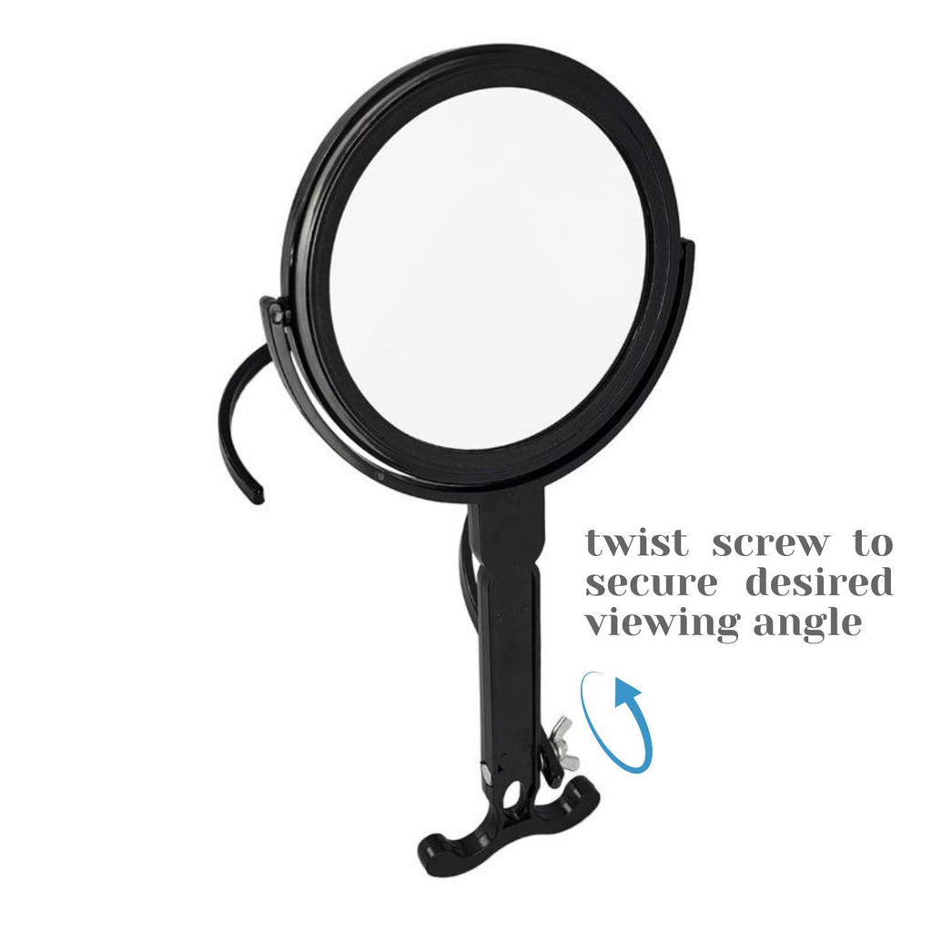 Rucci Neck Mirror, Black, 1X/3X