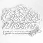 JFLLamp Crs LIGHT Neon Signs for Wall Decor Neon Lights for Bedroom Led Signs Suitable for Man Cave Bar Pub Restaurant Christmas Birthday Party Gift Led Art Wall Decorative Crs Light Bar Sign, 5V Usb Power, 17*11 Inch(Azure+red+white）