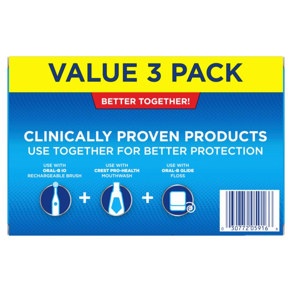 Crest Base Pro-Health Whitening Toothpaste (4.3oz) Triple Pack, Teeth Whitening
