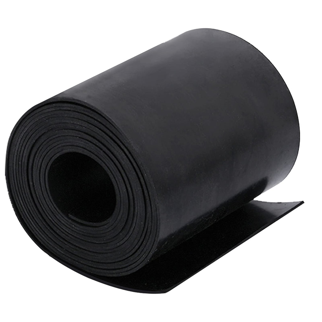 Neoprene Rubber Sheet Roll - 1/16 Inch Thick x 4 Inch Wide x 10 Feet Long Solid Rubber Gasket Seal for DIY Gaskets, Pads, Seals, Crafts, Flooring, Cushioning of Anti-Vibration, Anti-Slip