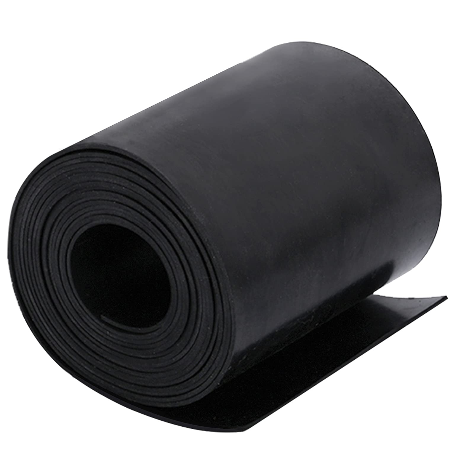 Neoprene Rubber Sheet Roll - 1/16 Inch Thick x 4 Inch Wide x 10 Feet Long Solid Rubber Gasket Seal for DIY Gaskets, Pads, Seals, Crafts, Flooring, Cushioning of Anti-Vibration, Anti-Slip