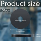 100 Pieces Rubber Washer Heavy Duty Abrasion Resistant Rubber, 1 Od x 1/4 ID x 1/8 Thickness Flat Washer Flat Grommets for Bolts Spacers, Vibration Suppression