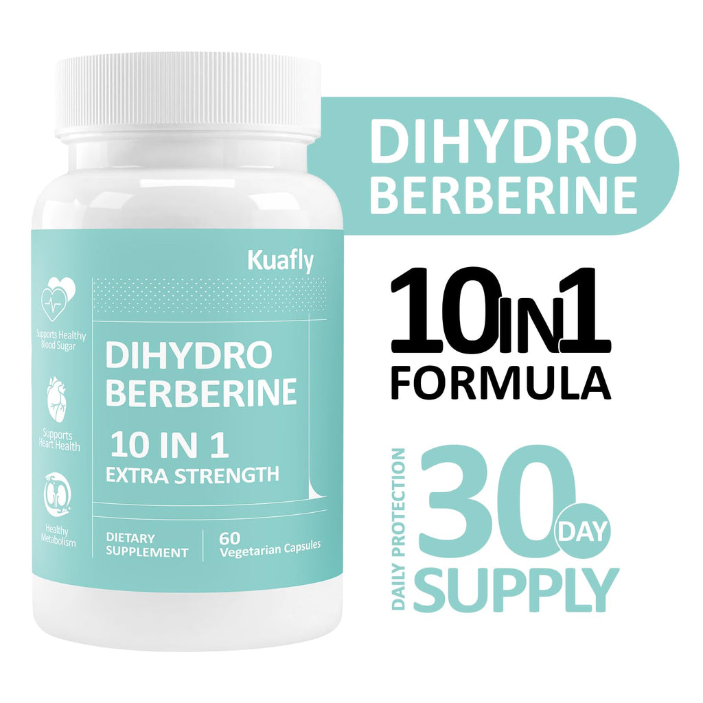 Dihydroberberine Supplement HCl 750mg – Enhanced Absorption Complex with Ceylon Cinnamon, Bitter Melon, R‑ALA, Milk Thistle – Supports Metabolism, Heart & Immune Health – 180 Capsules