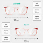 Stoggles Square Z87.1 Certified Polycarbonate Safety Glasses, Scratch & Shatter-Proof, Blue-Light & UV Blocking Lens, Top & Side Shields, Anti-Fog Dip Coated, Durable, Protective & Stylish Eyewear
