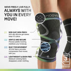 Modvel 2 Pack Knee Brace for Women - Knee Support for Walking, Knee Compression Sleeves for Pain Relief, Knee Sleeves for Women, Knee Brace for Sports, Workouts & Arthritis