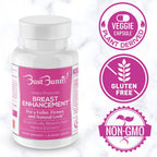 Bust Bunny Breast Enhancement Pills - Vegan Friendly - 12 Month Supply | #1 Natural Way to Enlarge Breast and Increase Bust Size
