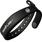 Medical ID Bracelet | Waterproof NFC Silicone Band | Original Black