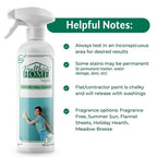 CHOMP! Painted Wall Cleaner Spray, Multipurpose for Walls, Ceilings, and Baseboards, Removes Dirt, Dust, Odor, Stains, Healthier Home 5-Minute CleanWalls 4-in-1, 32 Ounces (Lavender Fields)