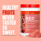Dr. Colbert, MD Organic Red Supremefood | Berry Flavored Blend | by Divine Health | 10 Organic Fruits | Probiotics | Enzymes | Herbs | Fiber | Antioxidants | Non-GMO | 30 Day Supply | 180g