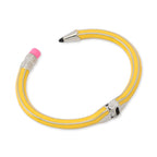Betsey Johnson Women's Straight A's Pencil Cuff Bracelet