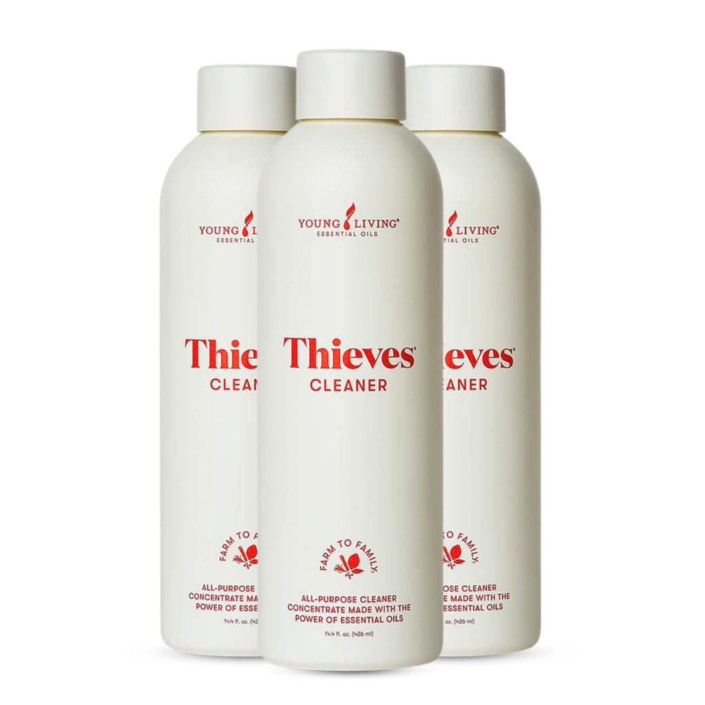 Young Living Thieves Household Cleaner Ultra Concentrated 14.4 fl oz – All Purpose Cleaner for Kitchen, Bathroom & Surfaces – Multipurpose Essential Oil Cleaner – 3 Pack