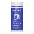 UpNourish Magnesium Supplement - 10 in 1 Magnesium Complex - Full Spectrum Magnesium Mineral Supplements with Glycinate, Citrate, Taurate, Malate, Carbonate, Oxide and More, 240 Vegan Capsules