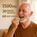 LIGUSTERI 1500 MG Liposomal NAD+, 98%+ Absorption, NAD+ Supplement for Women & Men with TMG, for Aging Defense, Cellular Energy, Heart & Brain Function, Longevity, 60 Softgels