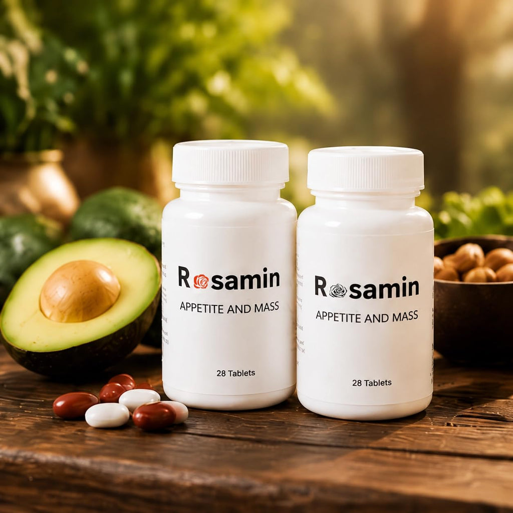 Rosamin Weight Gaining Pills (1Set(2Bottle))
