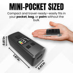Mini Rechargeable Soldering Iron Pen, with Built-In USB C Battery Cable, Adjustable Voltage 1.5v-4.2v, LED Display, Removable Thread Burner Tip (Black)