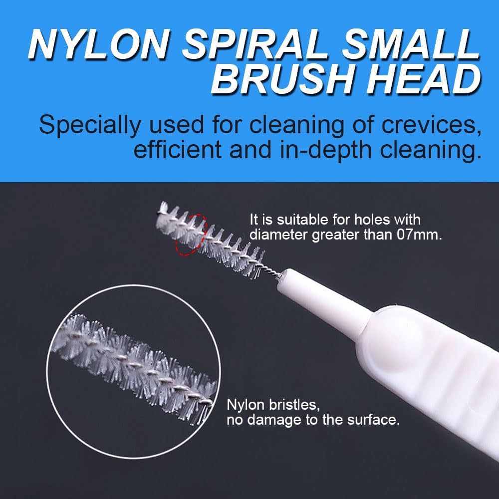 Upgrade Shower Head Cleaning Brush, Gap Hole Anti-Clogging Cleaning Brush, Shower Head Cleaner Picks Brush Tiny Cleaning Brush for Shower Head, Multifunction Shower Head Cleaning Brushes (20PCS)