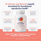 FullWell Women's Prenatal Multivitamin with Lemon Essence - Healthy Pregnancy Support - Contains Choline & Folate - Supports Fetal Growth & Brain Development* - 240 Count (60 Servings, 2 Pk)