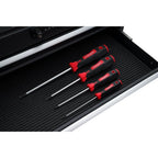 TUSK JIS Screwdriver Set 4 piece #0, #1, #2, #3 - Magnetic Tips and Molded Ergonomic Grips