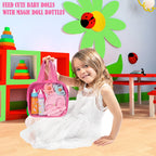 fash n kolor My Sweet Baby Disappearing Doll Feeding Set | Baby Care 6 Piece Doll Feeding Set (13 Pc Set)
