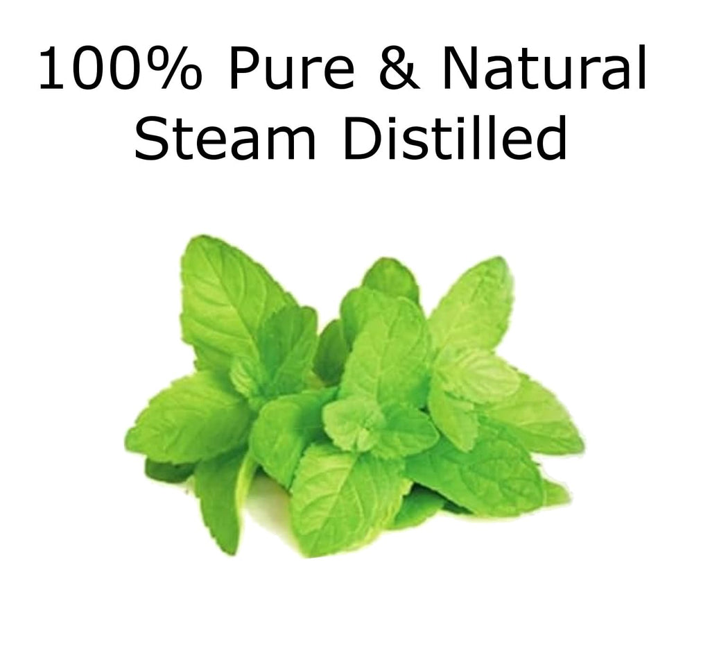 Peppermint Essential Oil 4 oz. with Huge Glass Bottle, Glass Dropper, and Sprayer. Detailed User's Guide E-Book. Skin Care, Garden Care, and Hair Care.