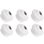 BlueStars Upgraded Pool Jet Nozzles SP1419D Directional Flow Hydrostream Return Jet Compatible with Adjustable 3/4" Opening Rotating Eyeball and 1-1/2 Inch MIP Thread - PACK OF 6