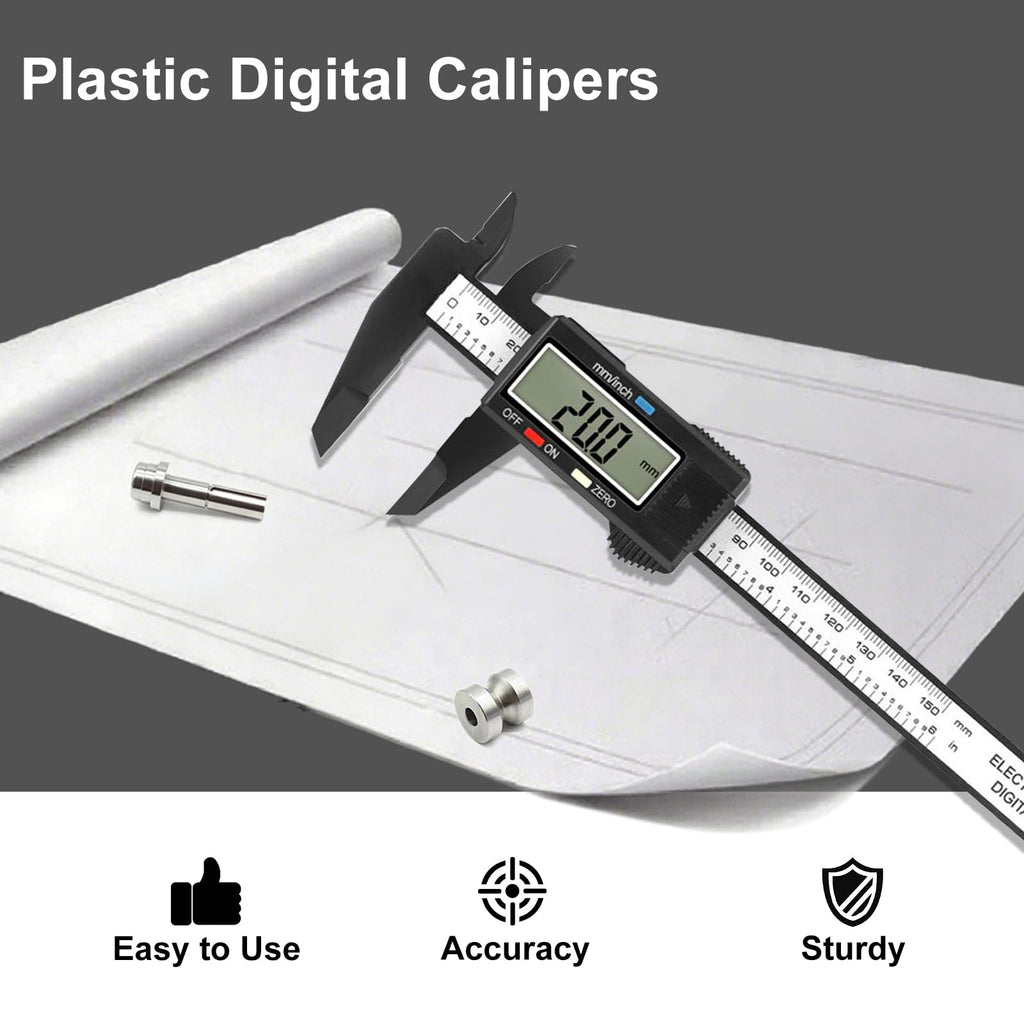 Digital Caliper, Sangabery 0-6 Inch Measuring Tool with Large LCD Screen