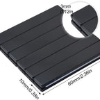 MIKEDE 20 Pack Strong Neodymium Magnets with Double-Sided Adhesive, Black Magnet for Science Experiments STEM Projects,Kitchen, DIY, Tool Storage - 60 x 10 x 3 mm Black