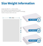 HANA PAPER 30.5" x 17" Large size (500 sheets, 17.6lb) Packing Paper Sheets for Moving, A grade of Newsprint paper for wrapping, storage, shipping. Box packaged. Ideal for wrap dish, glassware.