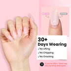 Beetles Builder Gel for Nails, 3 Colors 9 in 1 Clear Nude Pink Hard Gel