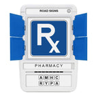 100 PICS US Road Signs Travel Game - Learn 100 Road Signs | Flash Cards with Slide Reveal Case | Card Game, Gift, Stocking Stuffer | Hours of Fun for Kids and Adults | Ages 6+