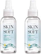 AVON SKIN SO SOFT Original Dry Oil Spray 5 fl.oz (Two Pack)